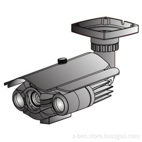 DWDR Wide Dynamic Range Weatherproof IR Camera with 60m IR Distance and 600TVL Resolution